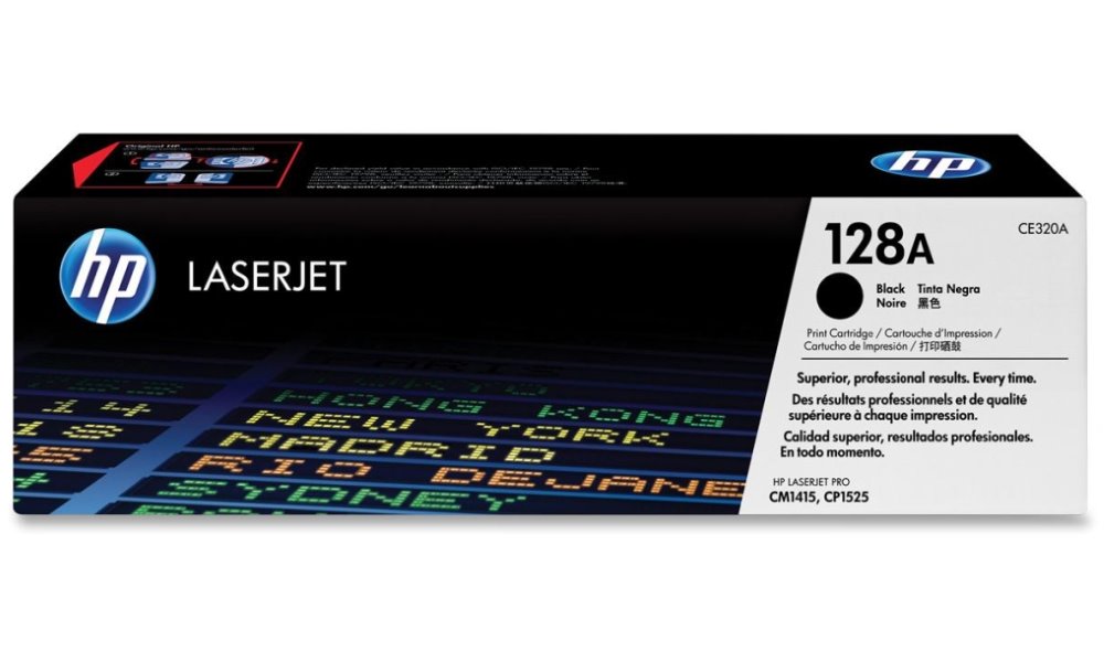 Hp černá tisková kazeta CE320A originál