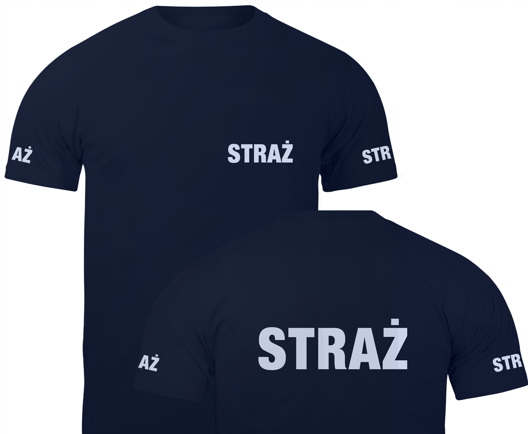 

Koszulka Bawełniany T-shirt Odblaskowy Straż