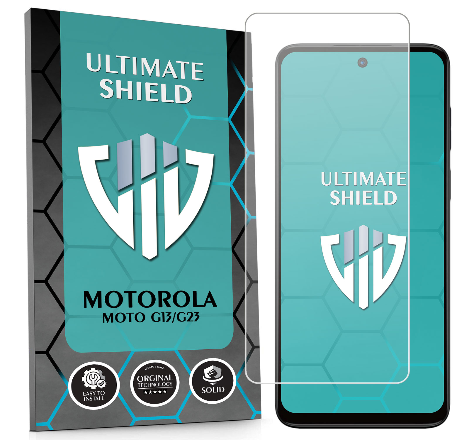 Sklo 3x Displej 7x Fotoaparát Rychlý Objektiv Pro Motorola Moto G13 G23