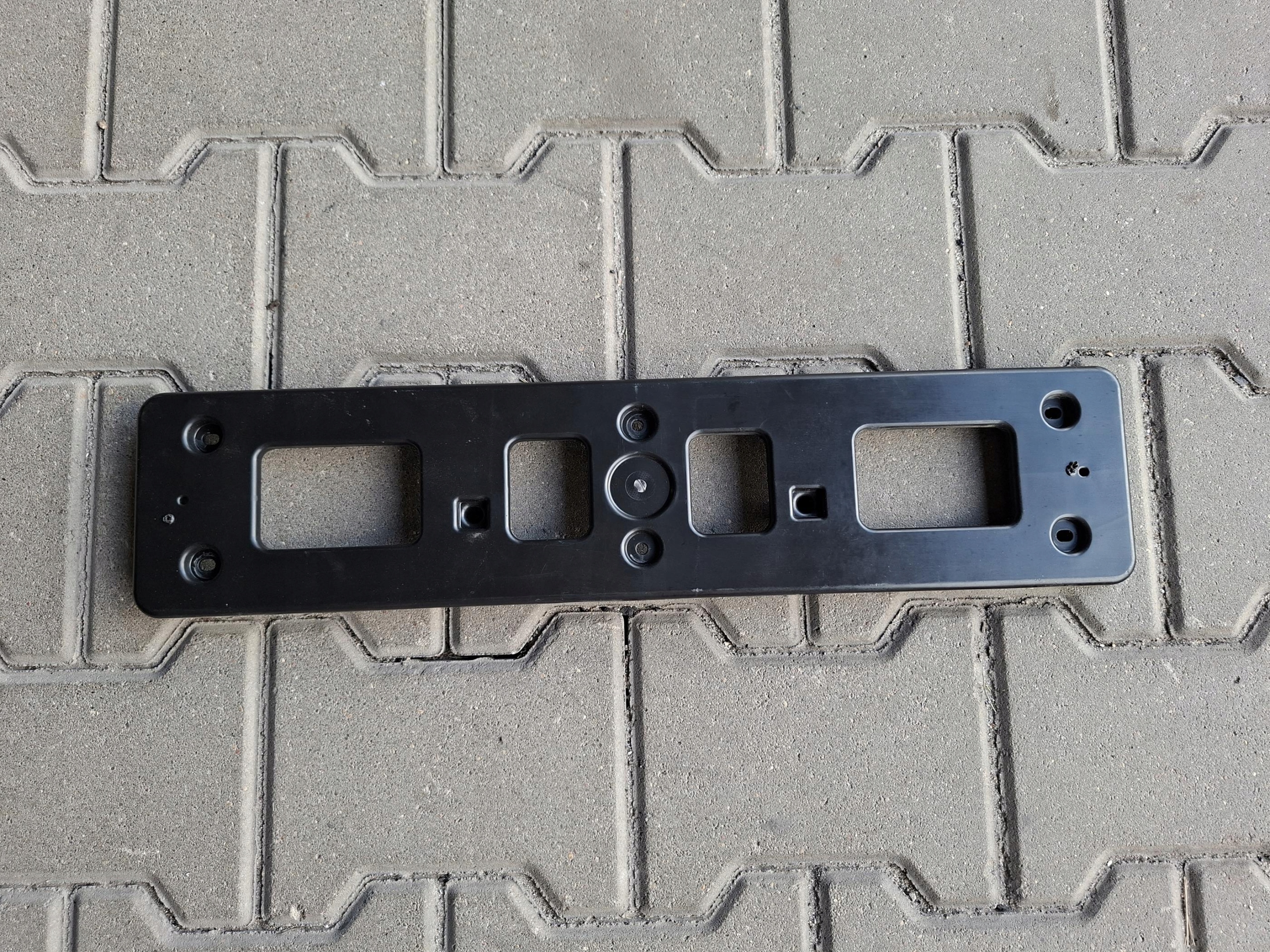 frame below TABLICE REJESTRACYJNE front front SSANGYONG KGM TORRES EVX