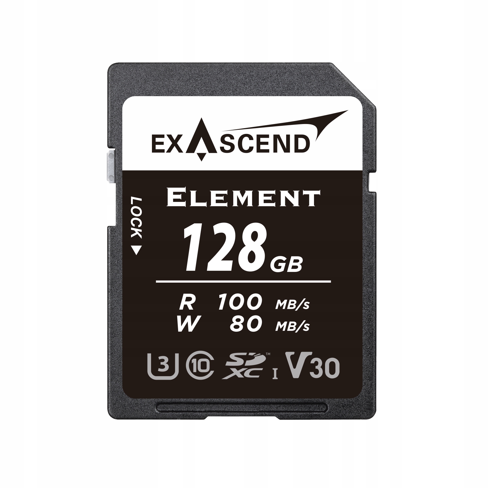 Paměťová karta Exascend Element Uhs-i Sd V30 128GB