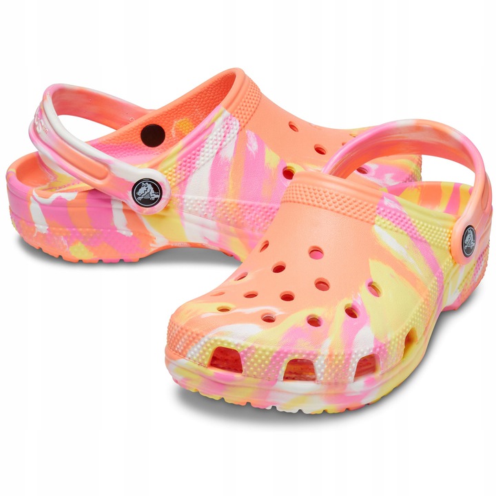

Klapki Dziecięce Crocs Chodaki Tie-dye Piankowe
