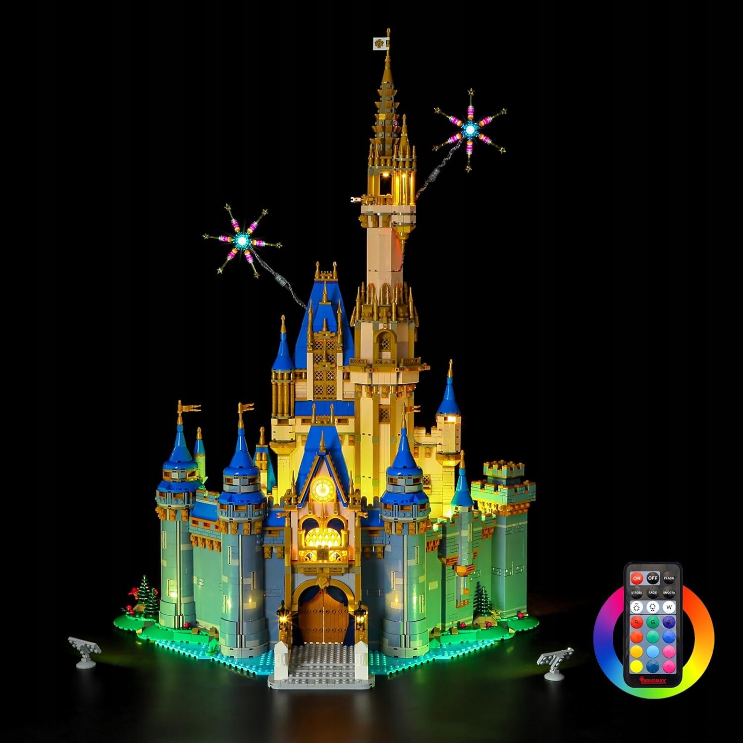 Briksmax oświetlenie Led do Lego Disney Zamek 43222 Galaxy Castle