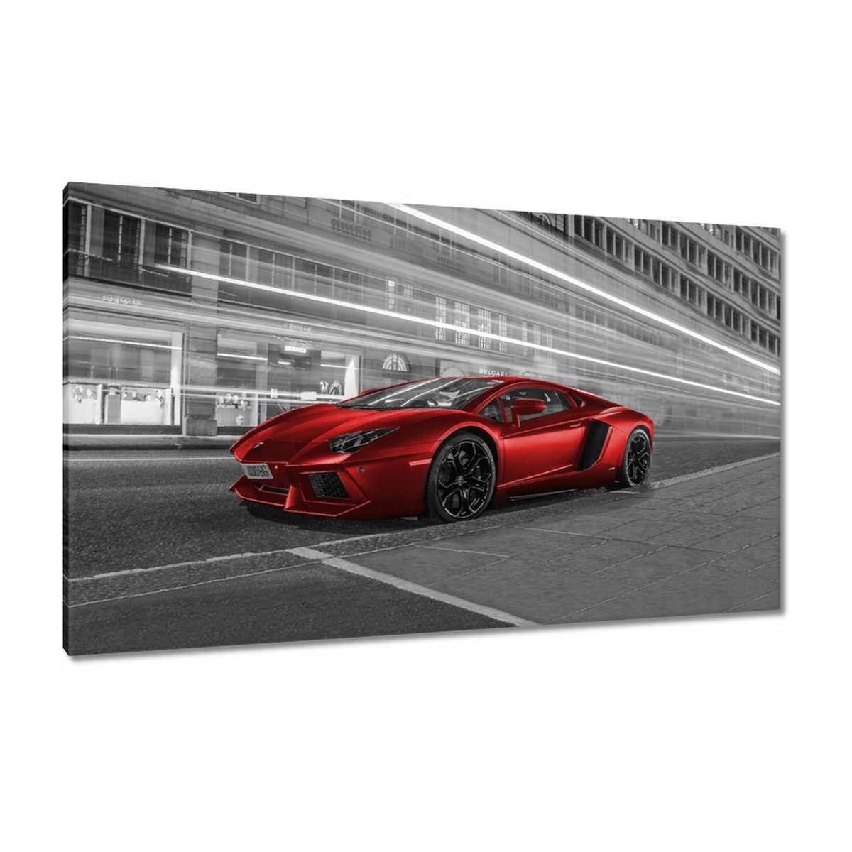 Obrazy 120x70 Červené auto