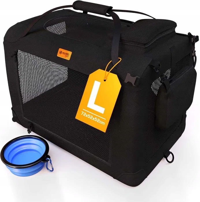 Torba Podróżna dla Psa 72x 52x52 cm, Transporter dla psa Petproved Składana