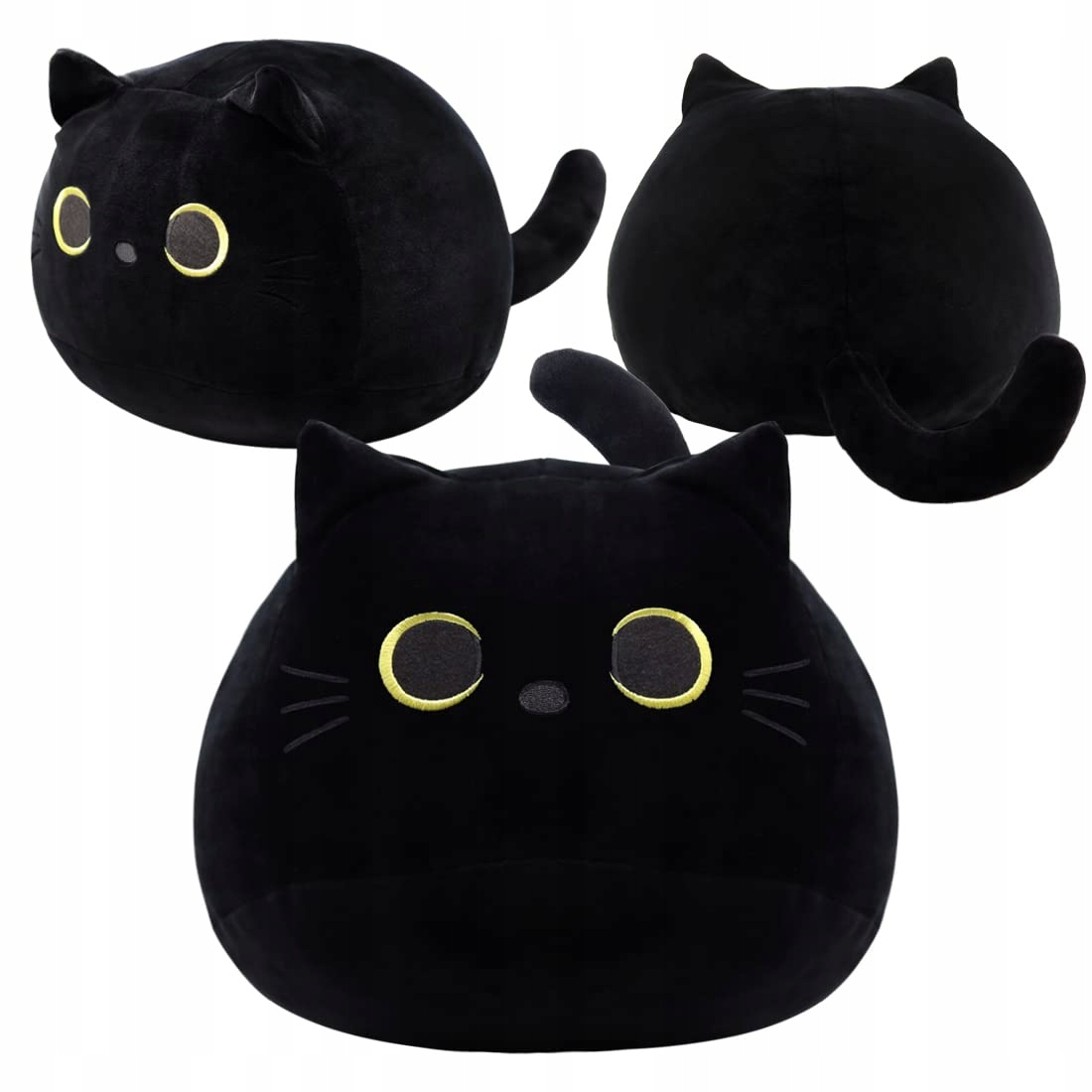 

Pluszowa Zabawka Maskotka Czarny Kot Poduszka