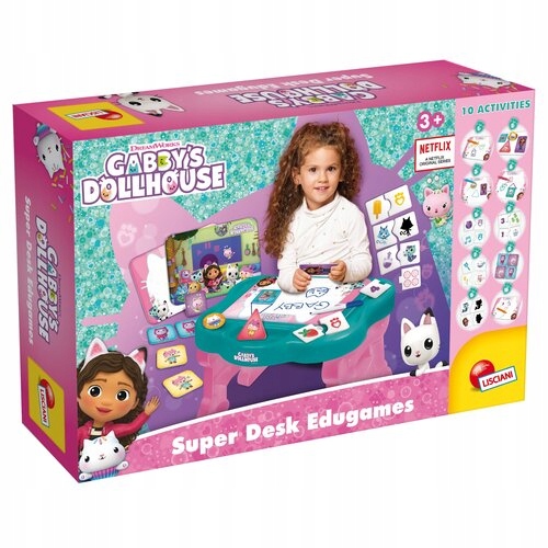 Lisciani Koci domek Gabi biurko z grami eduk.03355