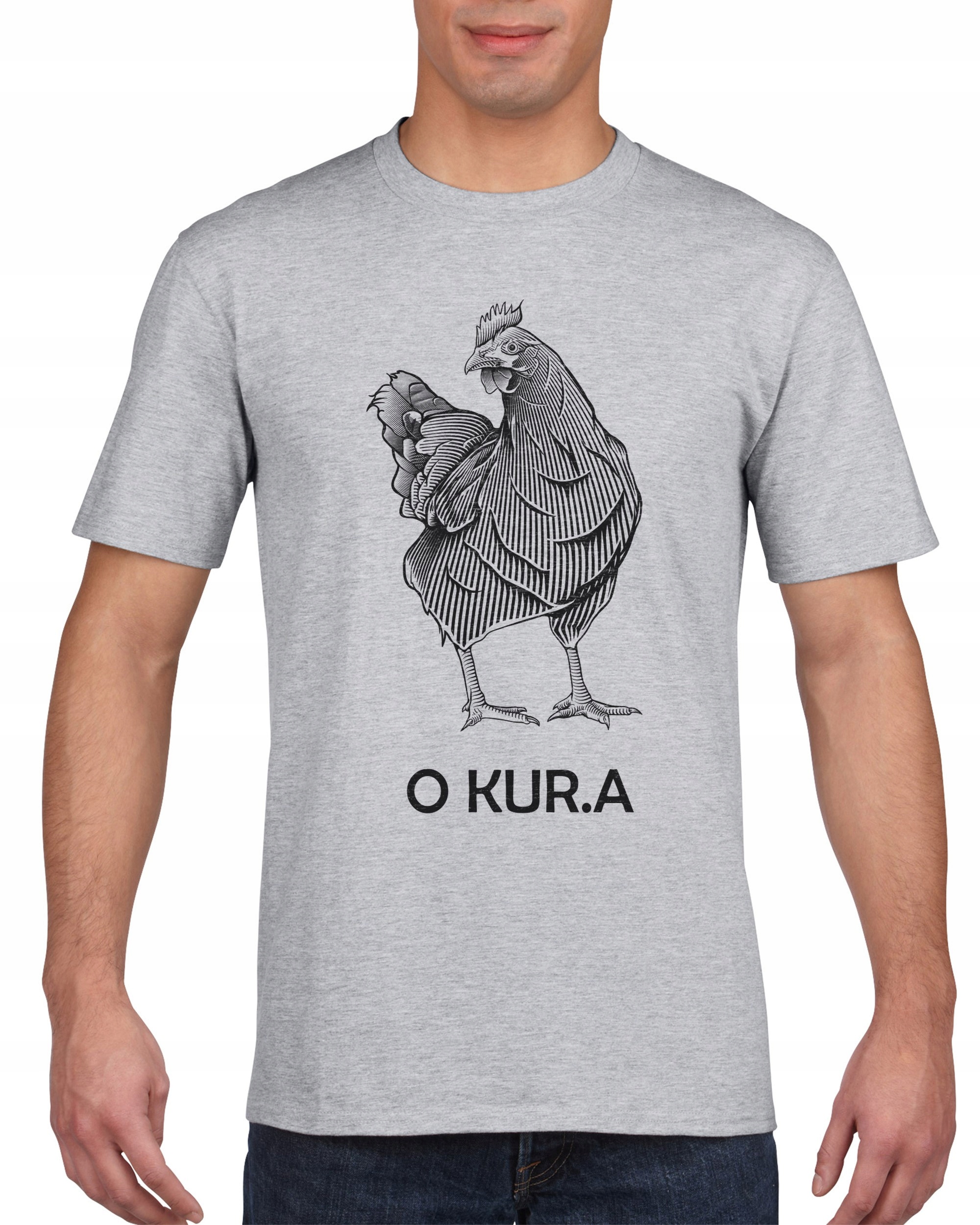 

Koszulka męska O kur.a XL