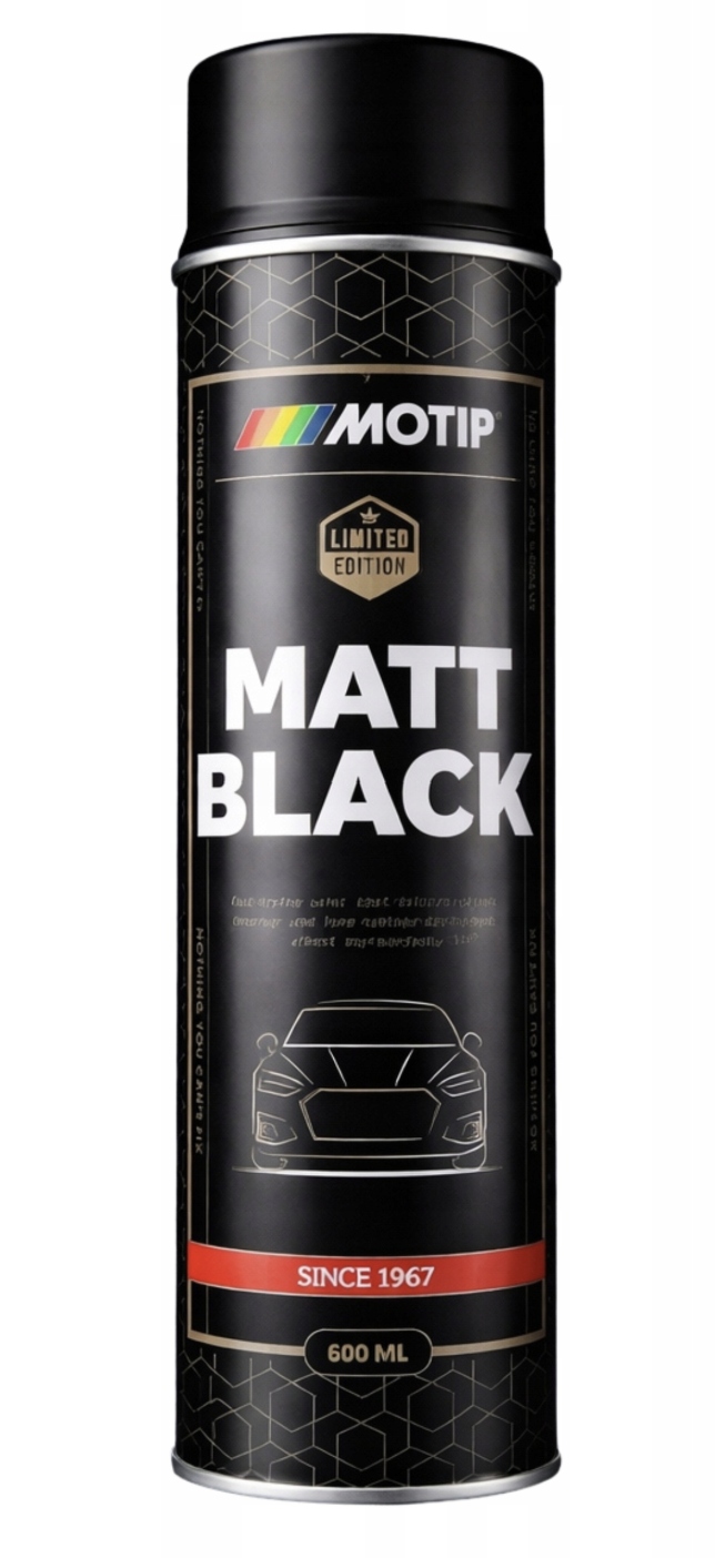 Motip Lakier Spray Czarny Mat 600ml Limitowana Edycja 2026