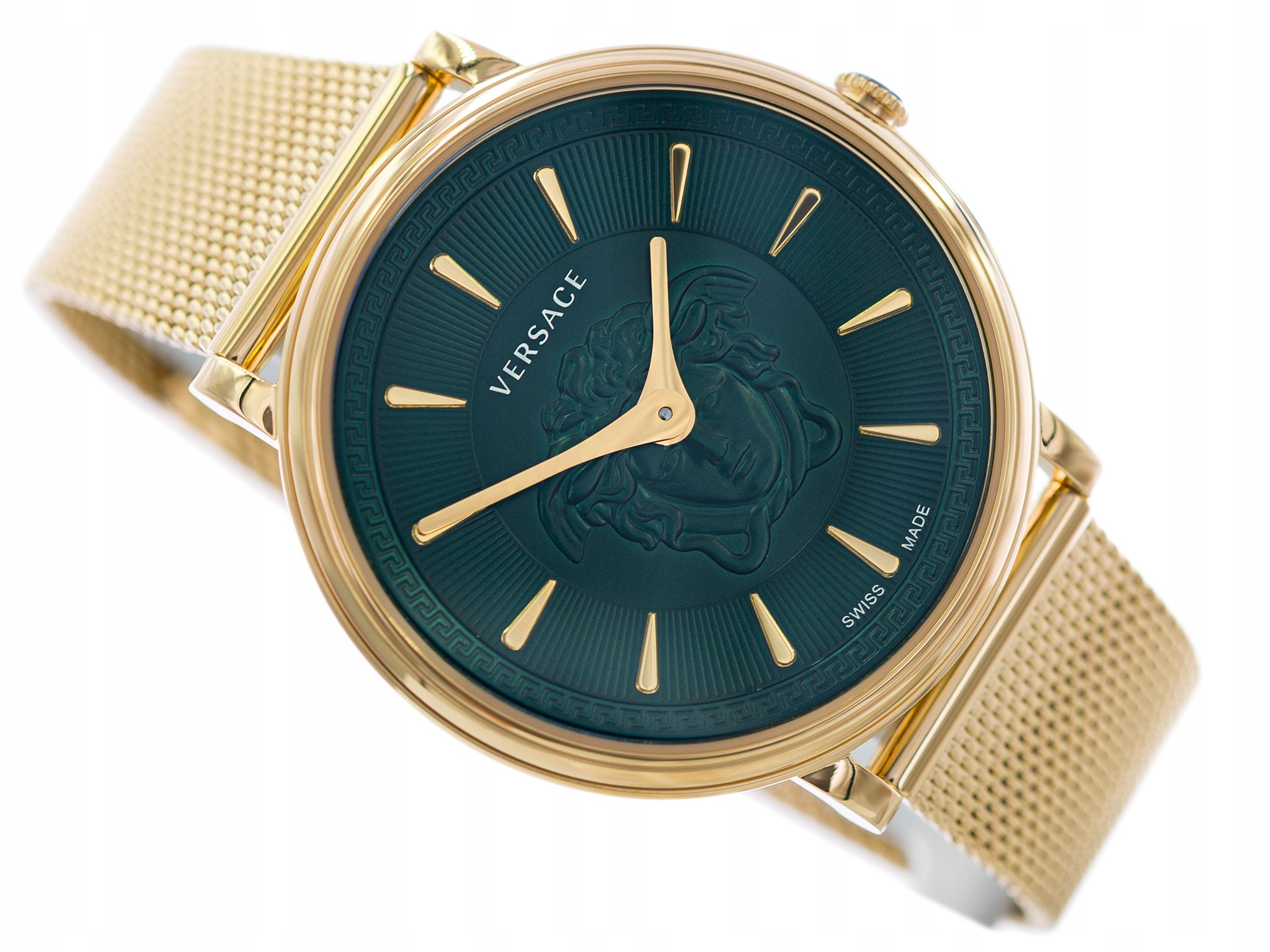 Dámské Hodinky Versace VE8102519 V-circle Zlaté