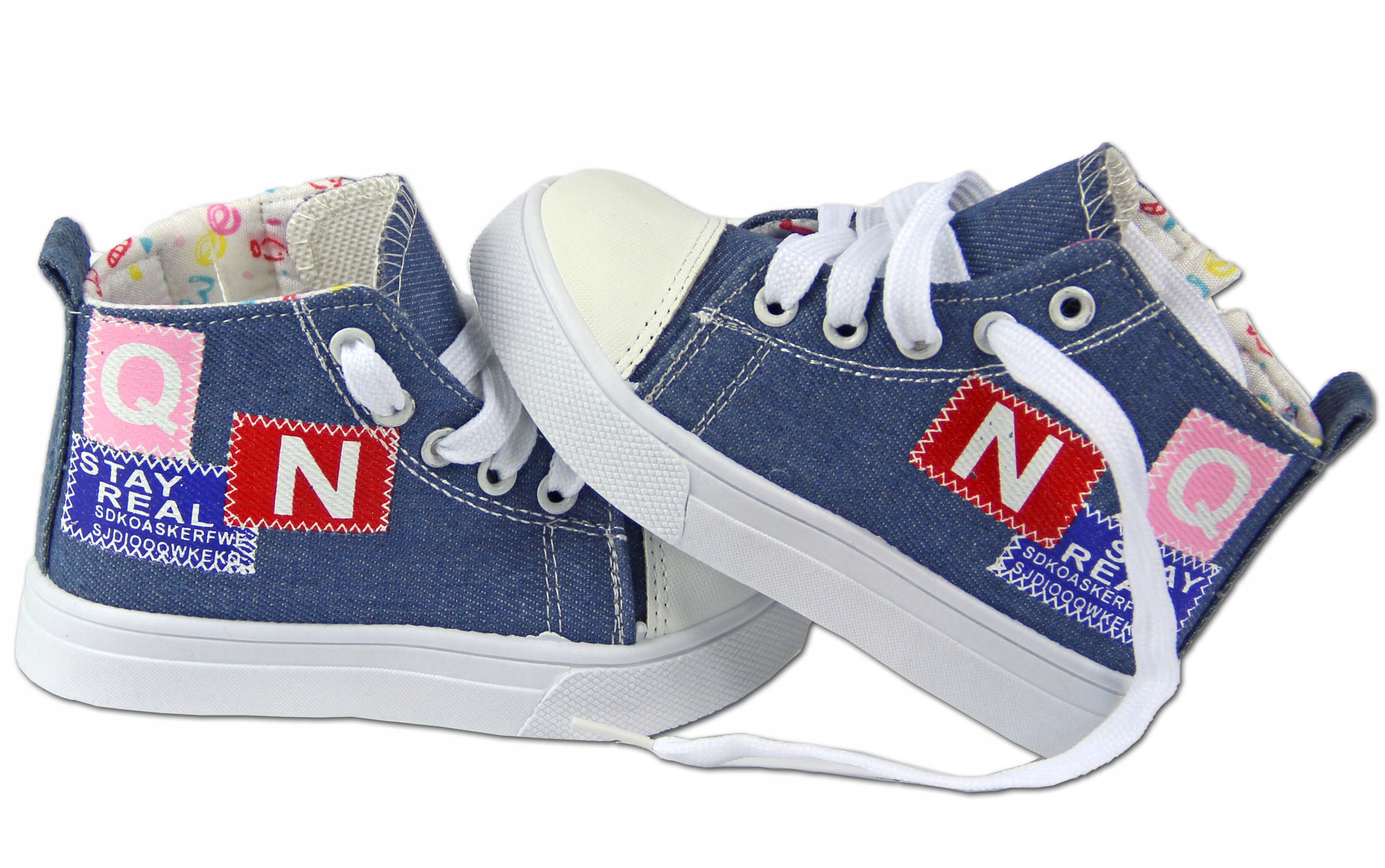 

Trampki tenisówki jeansowe zamek r.29