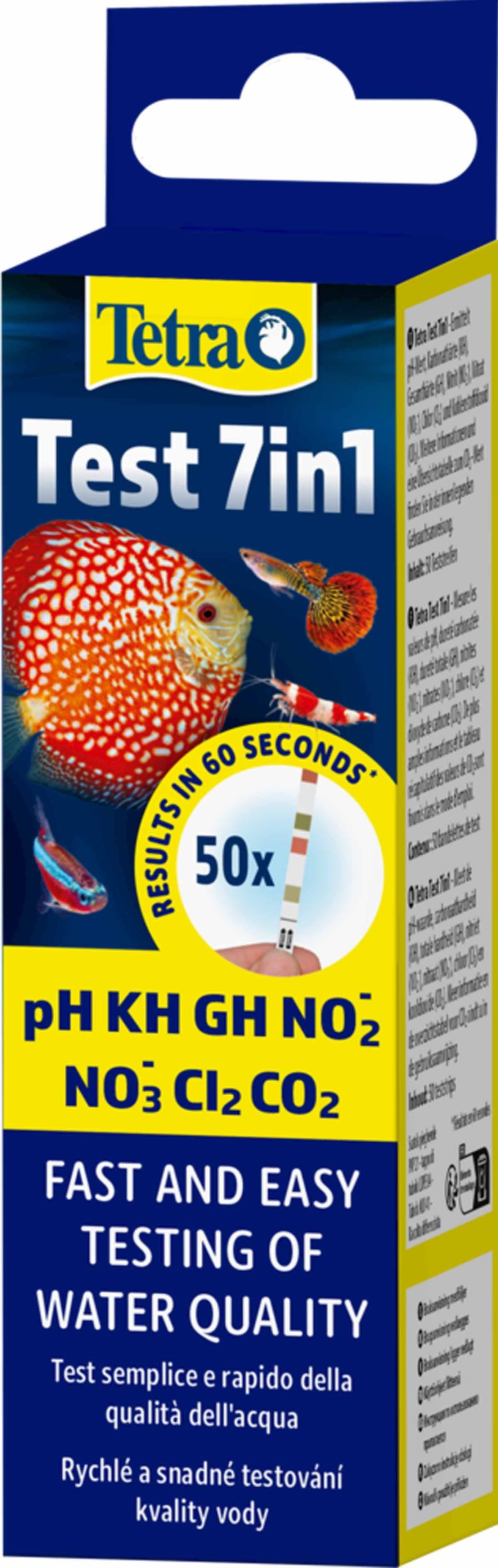 Levně Tetra Testset 7IN1 50 Testovacích Pásků