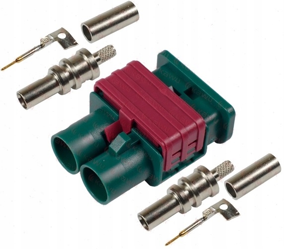 Złącze Antenowe 2X Fakra Prosta KW40674