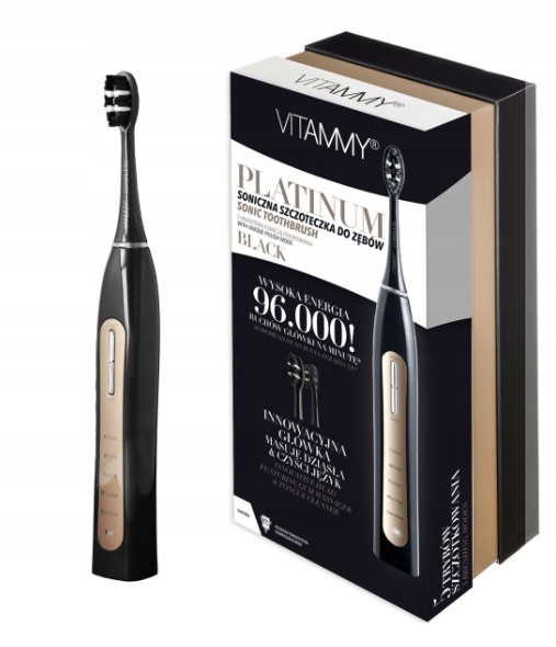 Szczoteczka soniczna Vitammy Platinum Czarna