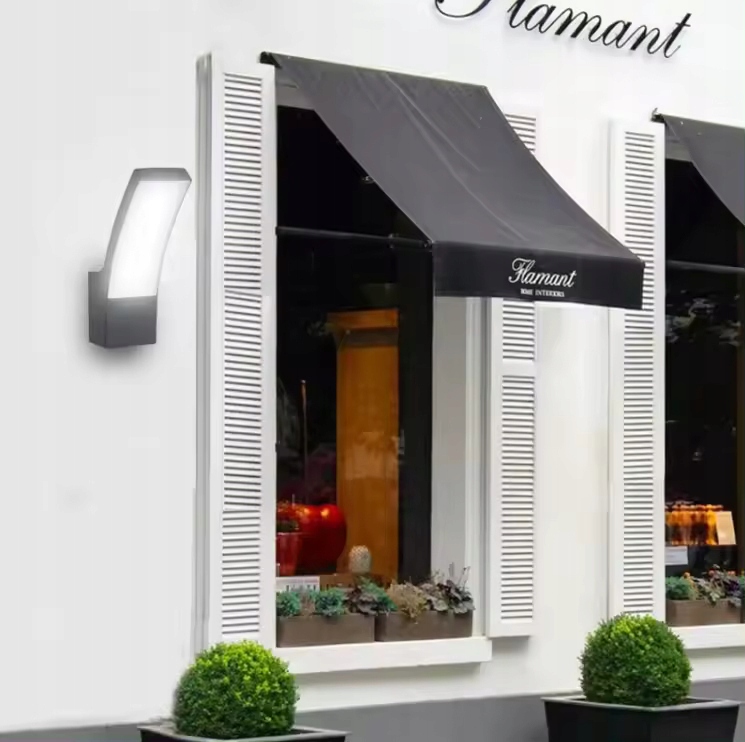 Kinkiet LED 12W Zewnętrzny Lampa Ogrodowa Zewnętrzna Elewacyjna Ścienna Kod producenta Kinkiet LED 12W Zewnętrzny Lampa Ogrodowa