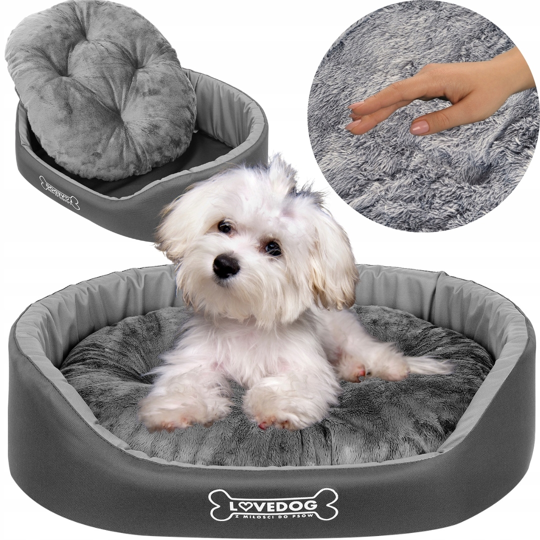 Legowisko dla psa kota Antyalergiczne posłanie kanapa kojec Lovedog M 60x50