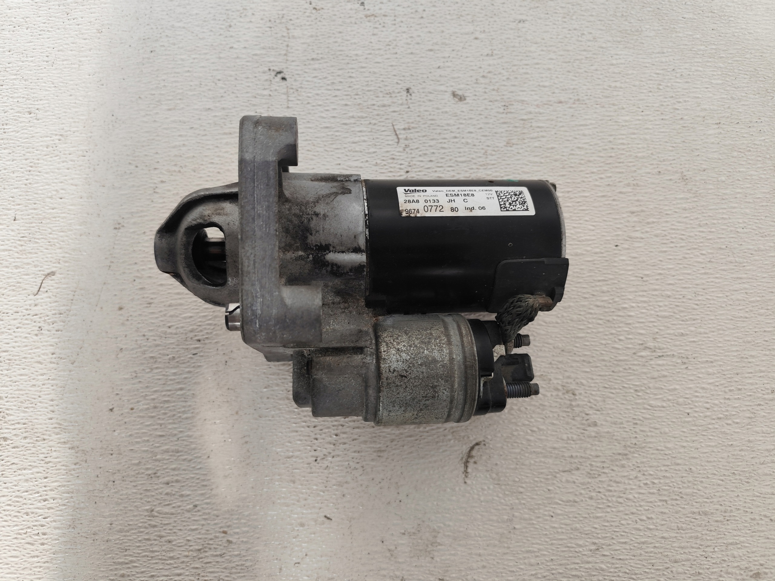OPEL CROSSLAND X 2018 1.2THP starter 96740772