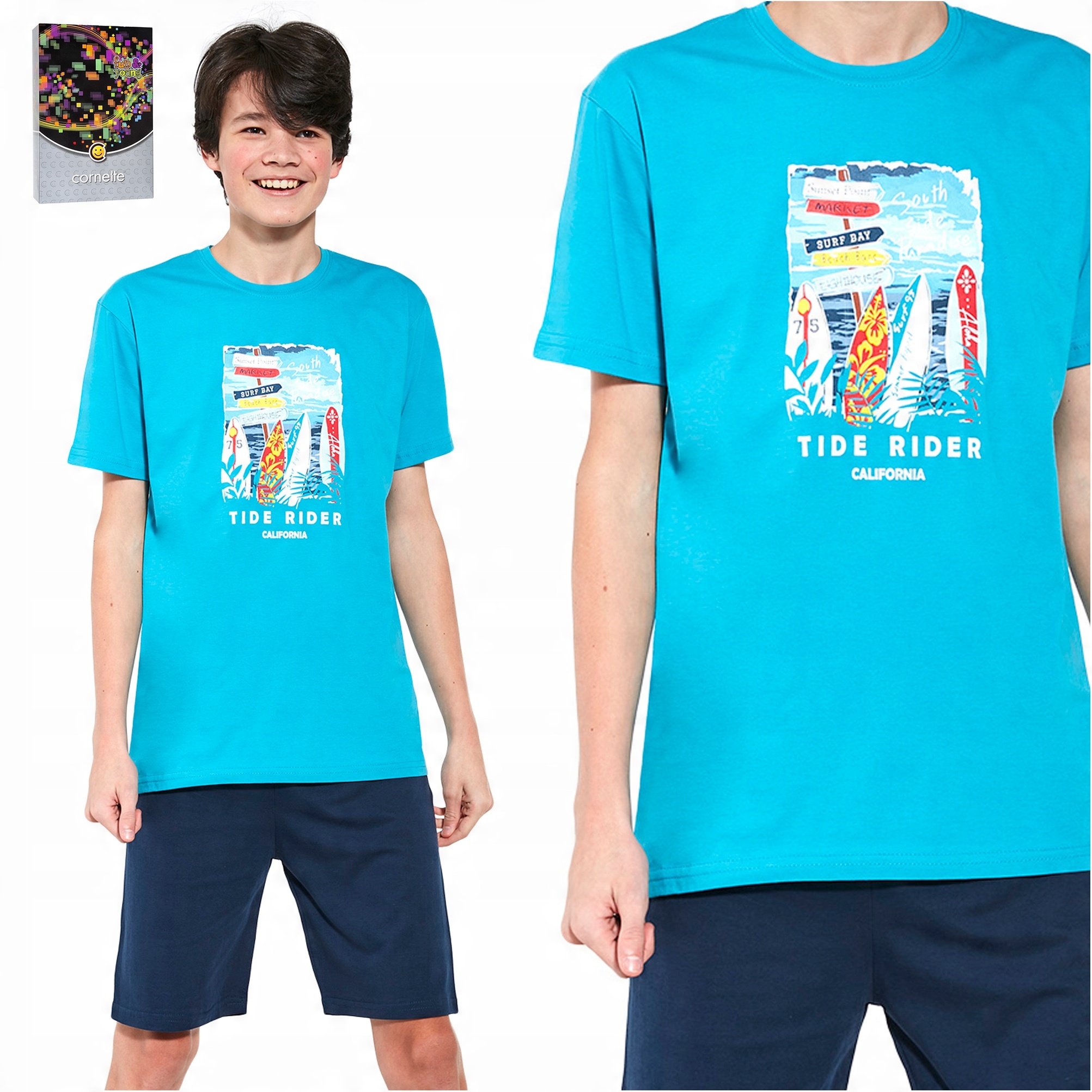 

Piżama chłopięca Cornette 519/37 Tropical 182 L