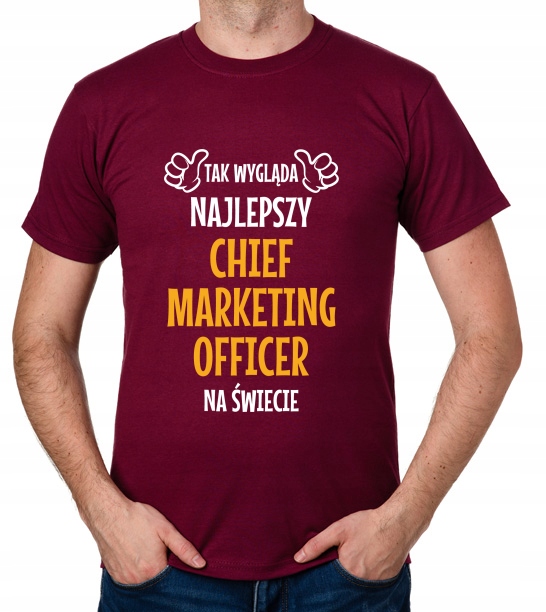 

koszulka Najlepszy Chief Marketing Officer prezent