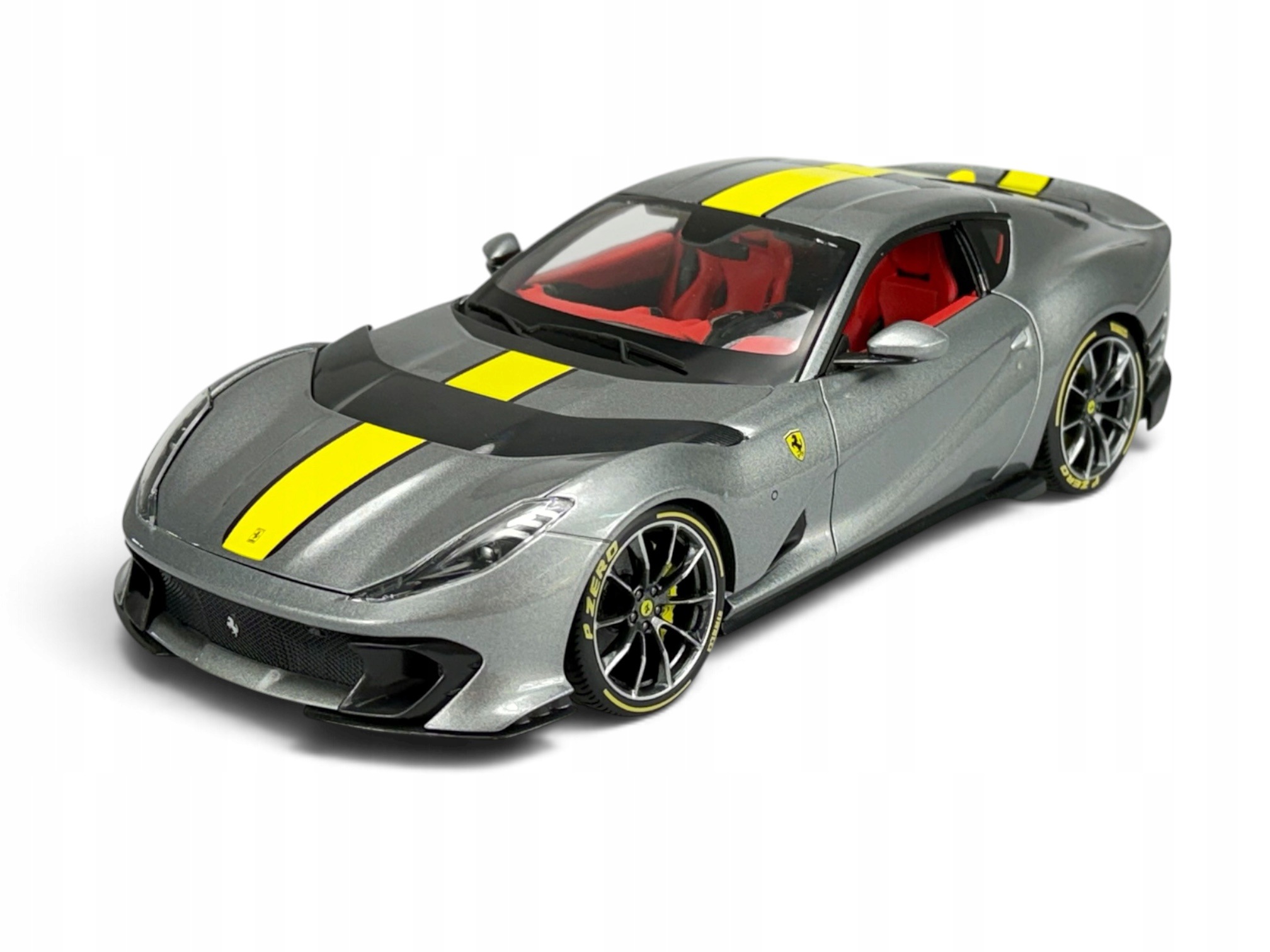 Bburago Ferrari 812 Competizione Srebrny 1:18 16915 Nowy Model Metalowy