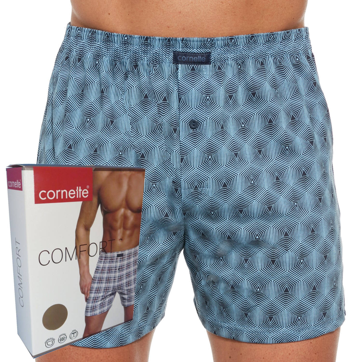 CORNETTE bokserki COMFORT box luźne 002/271 wzór XL