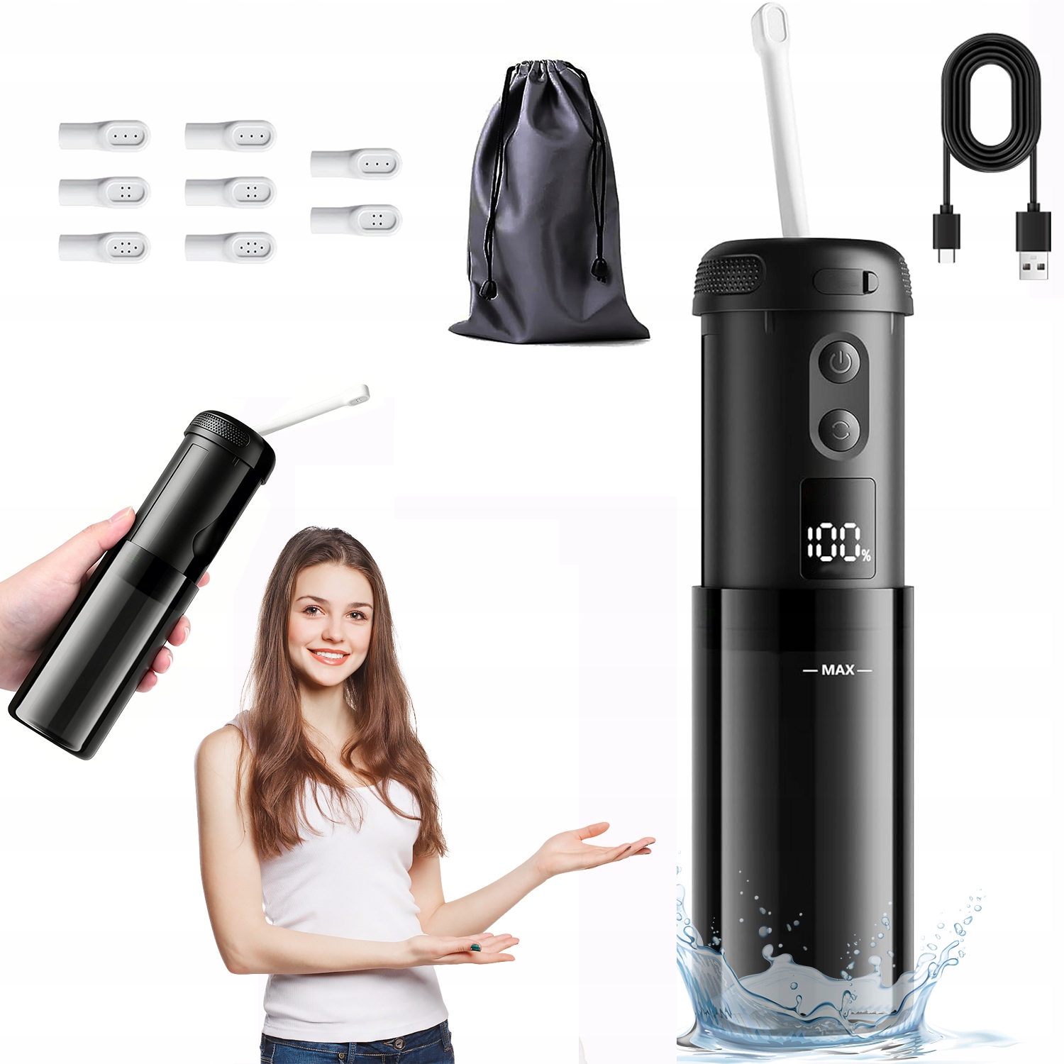 Cestovní Bidet Přenosný, Multifunkční, Hygienický, Dobíjecí Na Wc