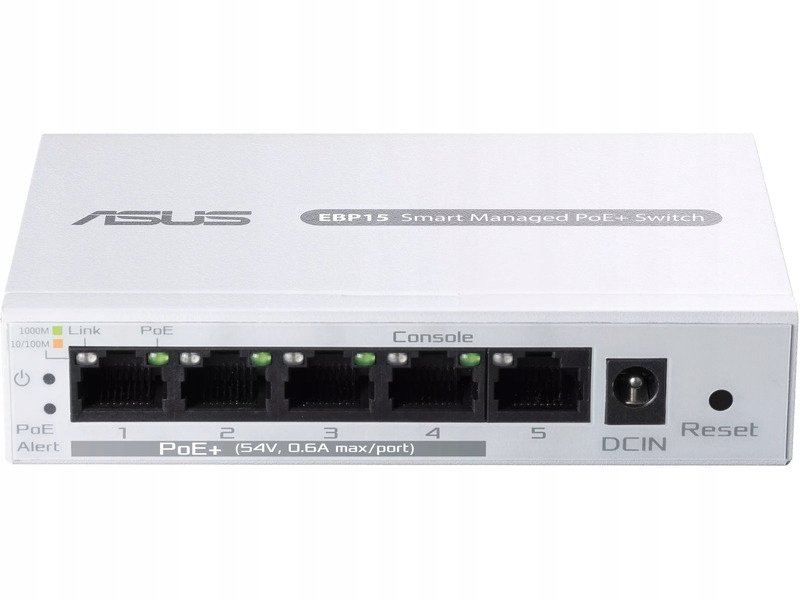 Switch Asus ExpertWiFi EBP15 Gigabit Ethernet, 5 portov, Funkcia PoE+