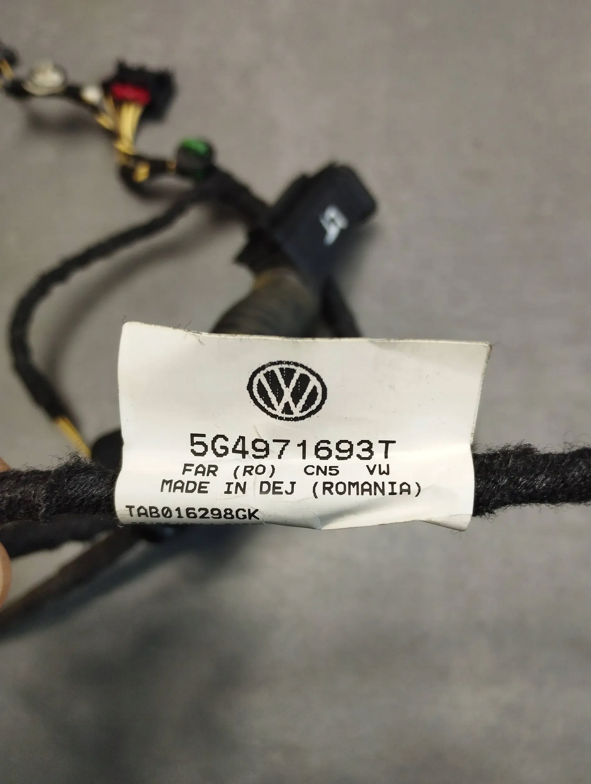 Volkswagen Golf VII 7 bundle door left rear part 5G4971693T