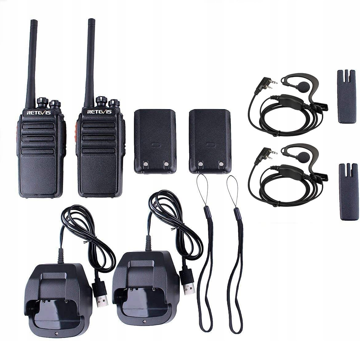 Retevis RT24 Walkie Talkie PMR446 без лицензии the number of items 2 pcs