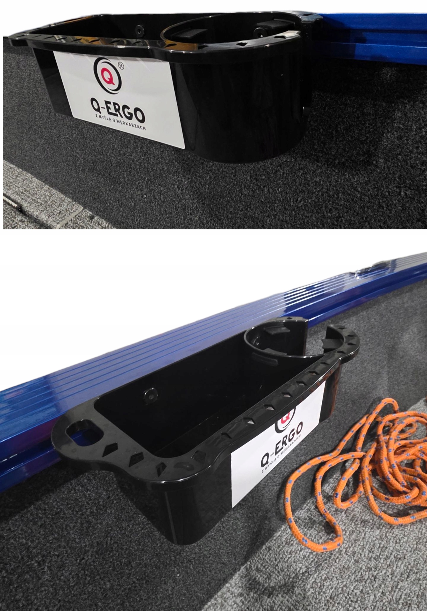 Organizer Do Łodzi Na Kubek Przynęty Akcesoria Mocowanie Na Szynę Q-ergo