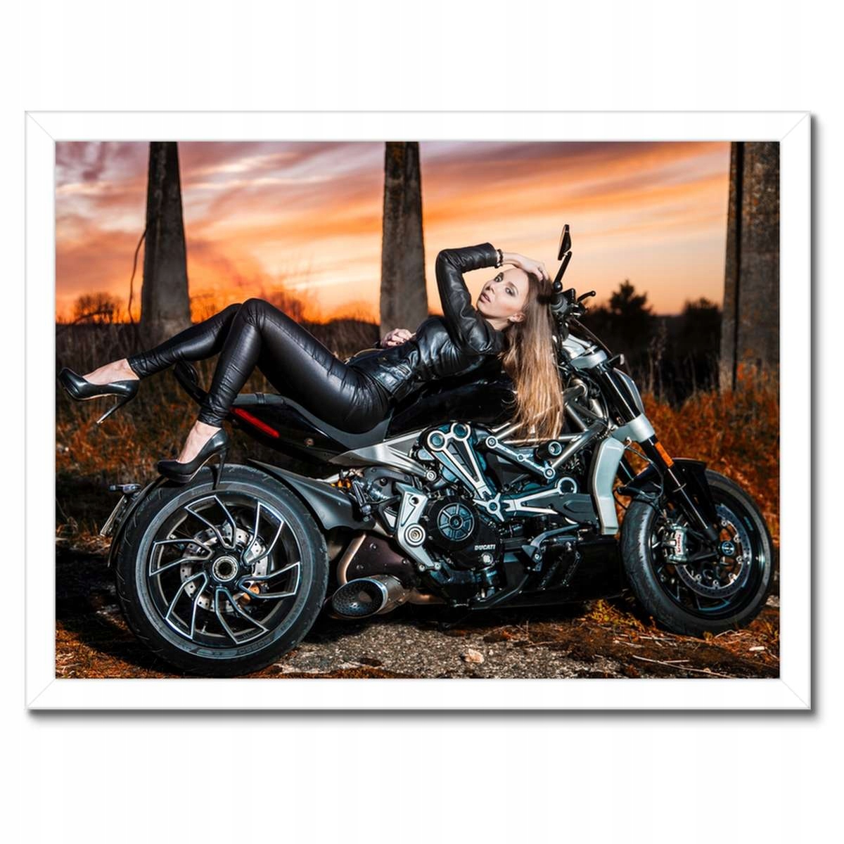 Plakáty v rámu 40x30 Ducati motorka Motocykl