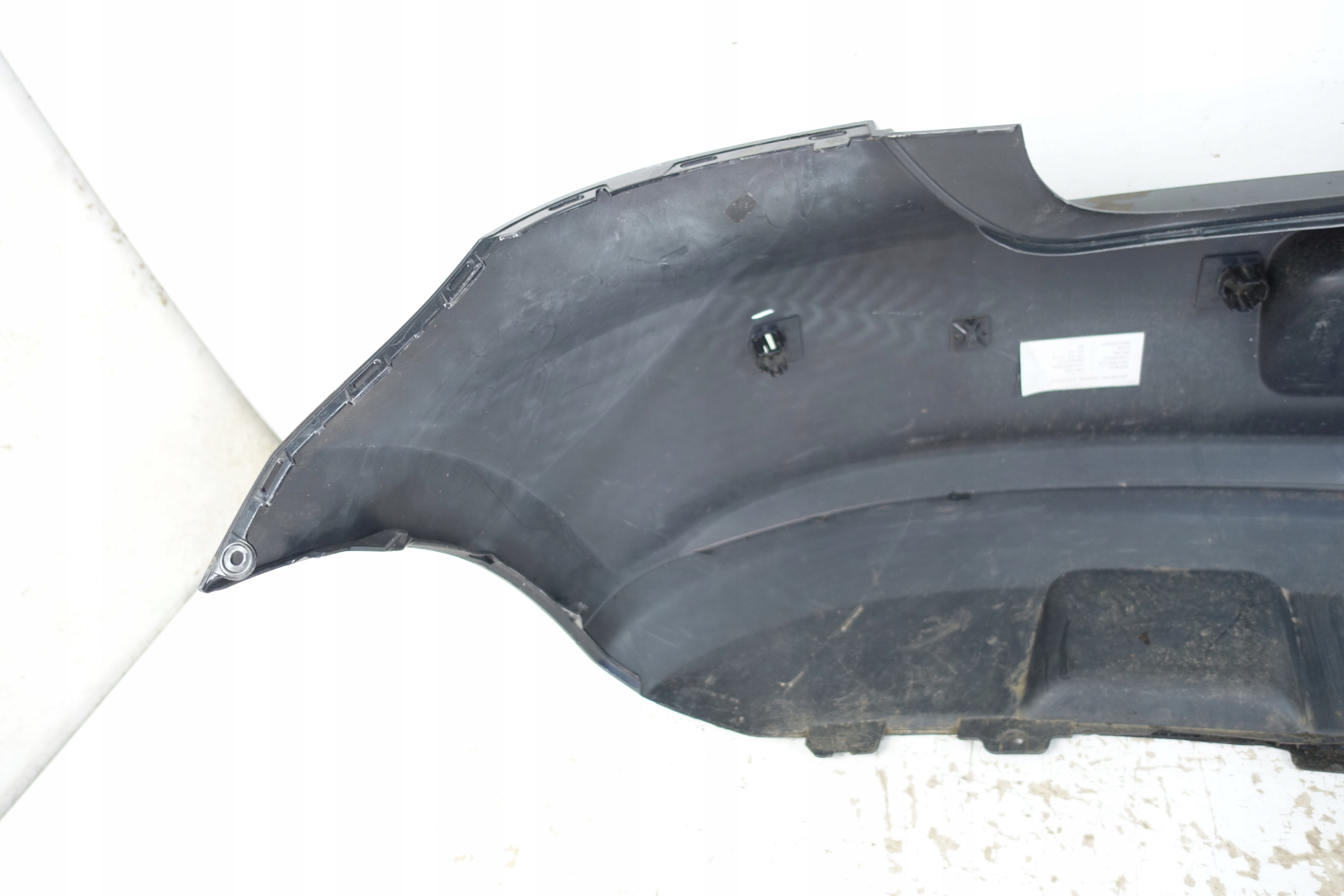 VW POLO V 5 6R 2009- bumper rear part rear 6R6807421BK