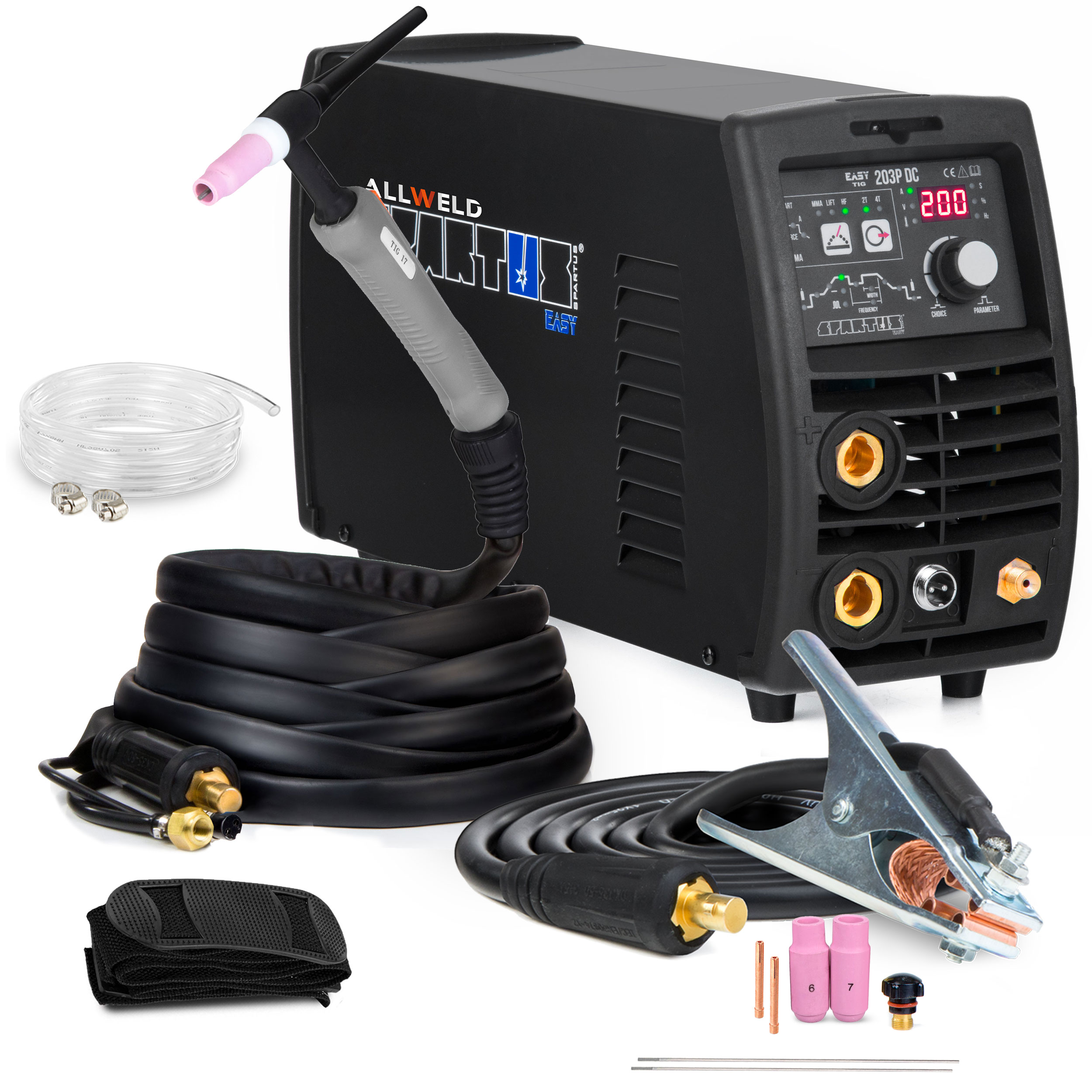 Svařovací Stroj Spartus Tig DC Puls Mma 230V 200A Igbt