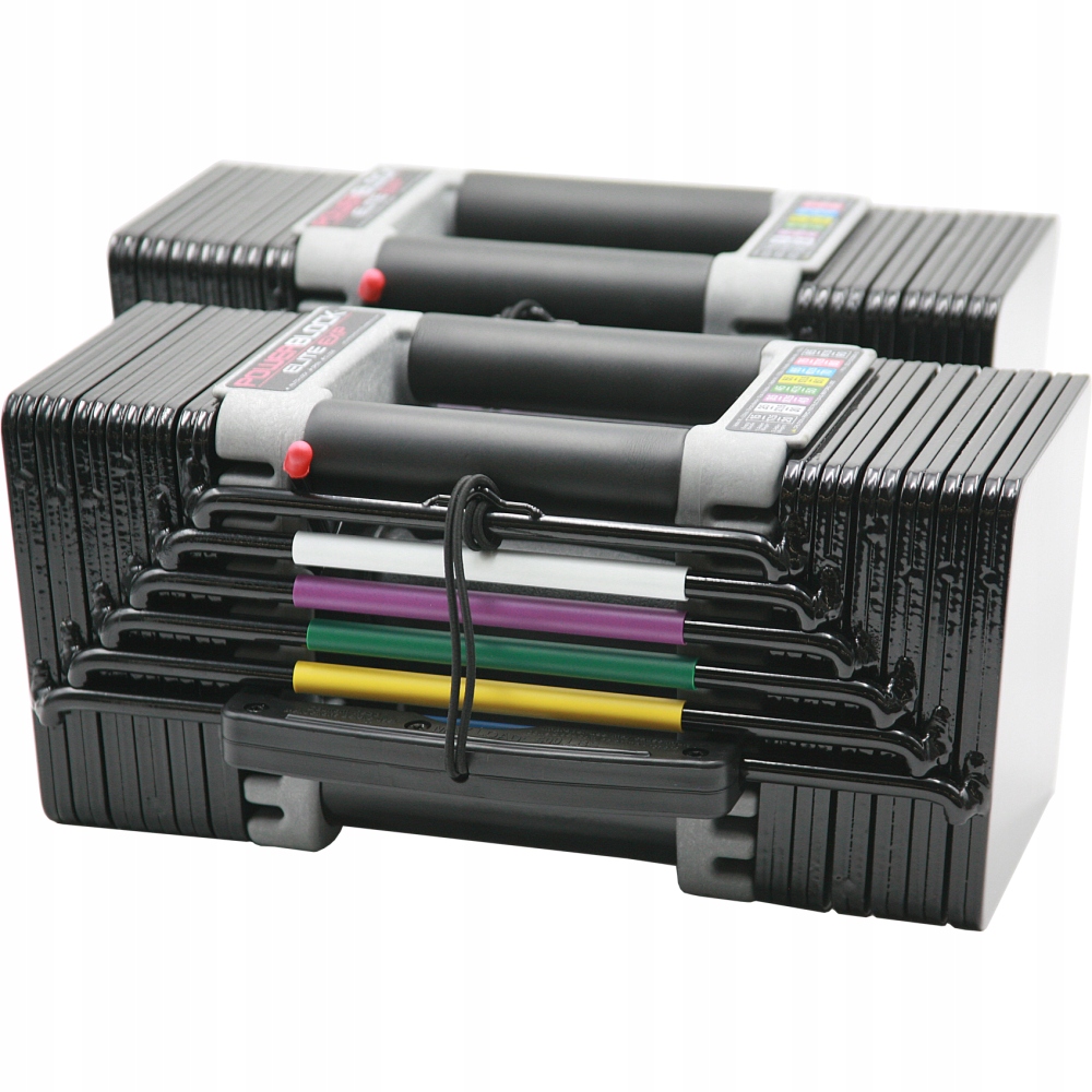 Hantle regulowane Powerblock 32kg zestaw stalowe