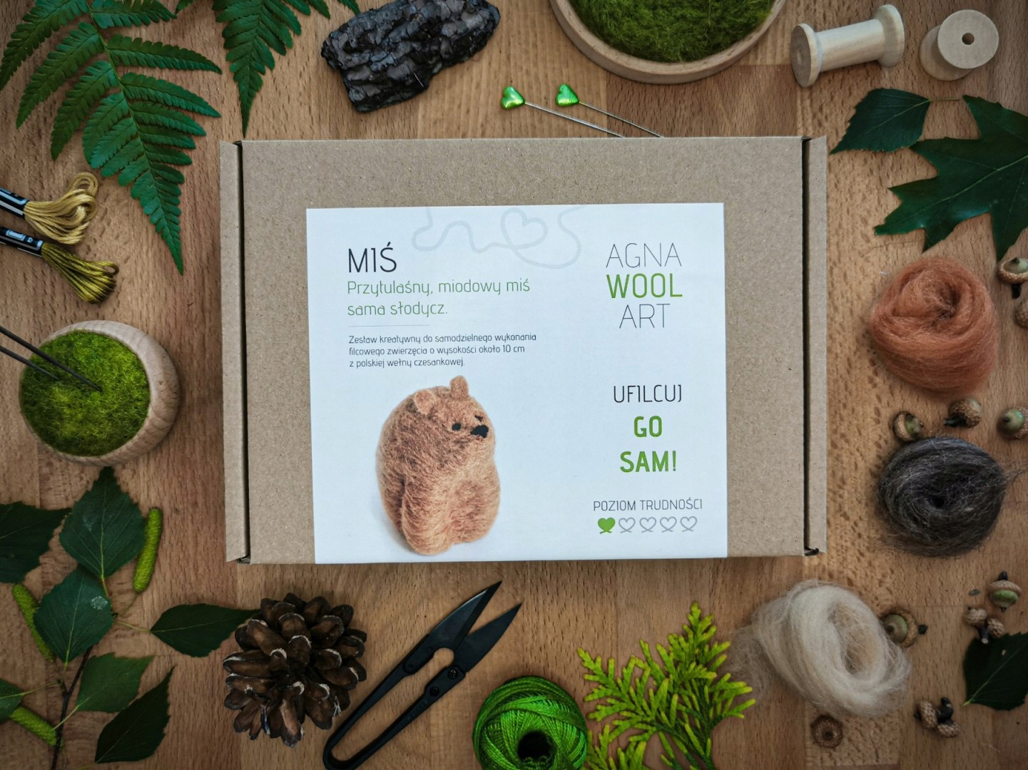 Plstěná sada Medvídek