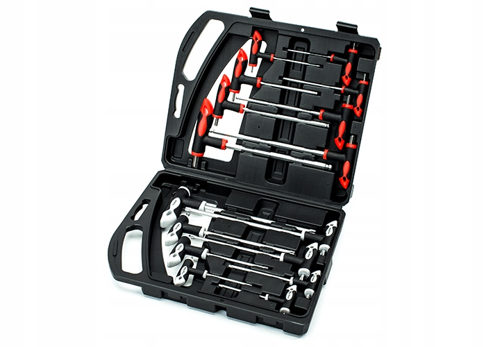 ZESTAW IMBUS HEX TORX Z RĄCZKĄ 16 SZT. WALIZKA GROSLEY