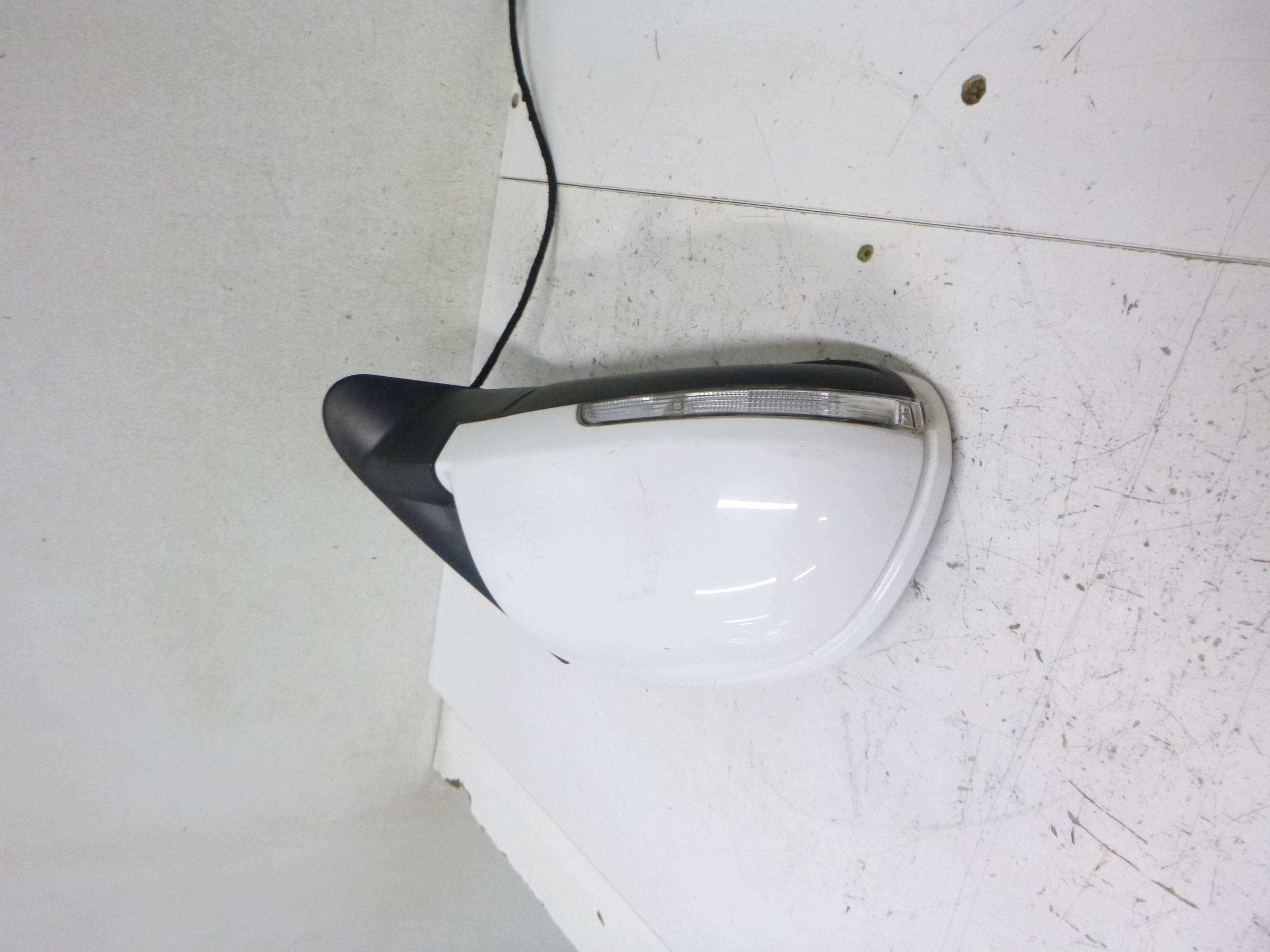 mirror right electrics Skoda Octavia II kombi LF9F biale 2004-2013 6PIN