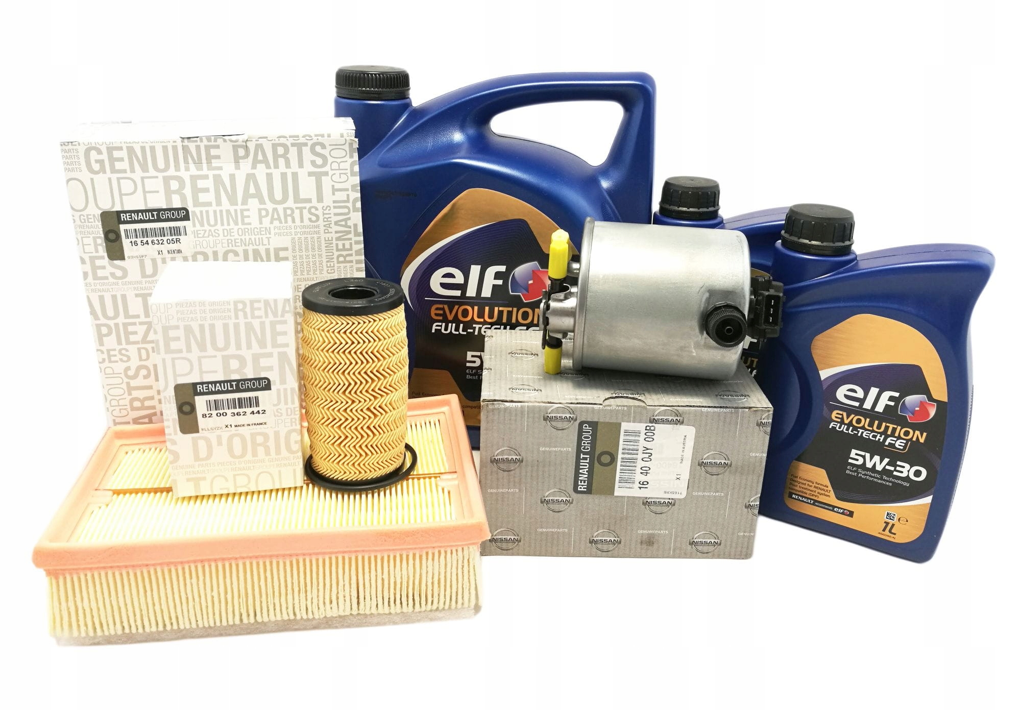 Tagliando Per RENAULT Koleos I 2.0 DCi 4x4 110 Kw - 8 Lt Di ELF 4 Filtri An - Foto 3