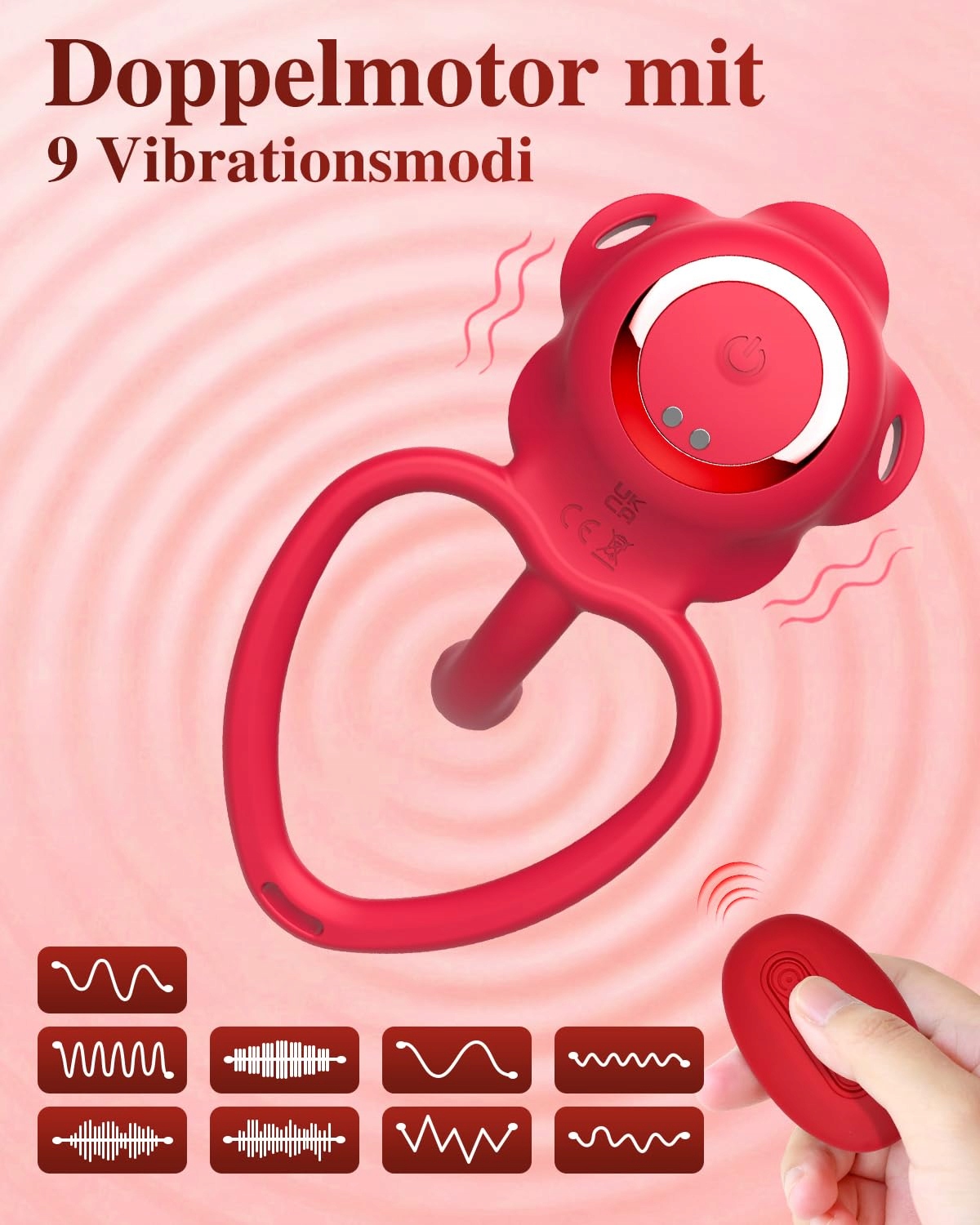 DLA PAR VIBRATOR ZESTAW DLA KOBIET KLITORIS G PUNKT Z PILOTEM — miniatura 3