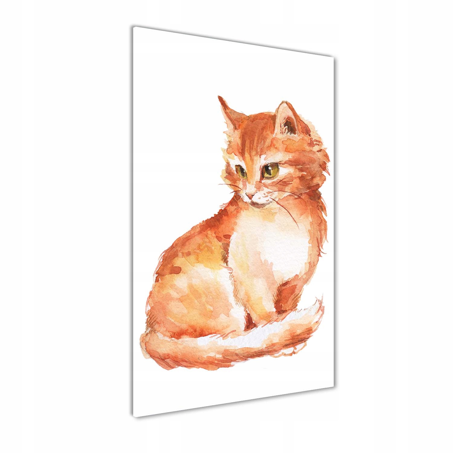 Fotoobraz tvrzené sklo Rudá kočka 50x100 cm