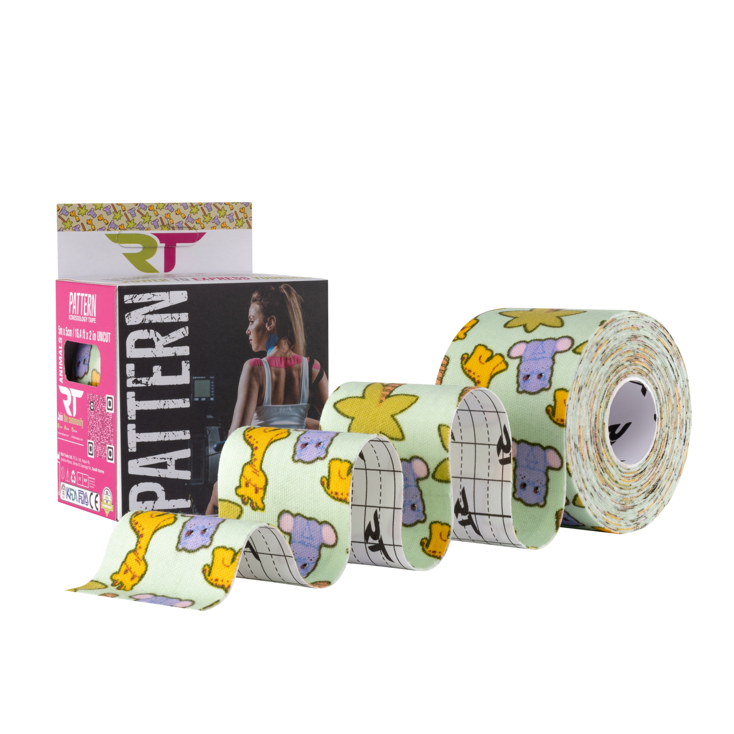 

Taśma Tejp Kinesiology Rea Tape kinesio 3NS Zwierz