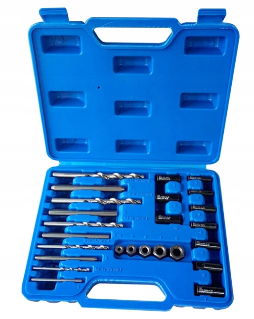 Zestaw Wykrętaków Do Urwanych Śrub 25 Sztuk