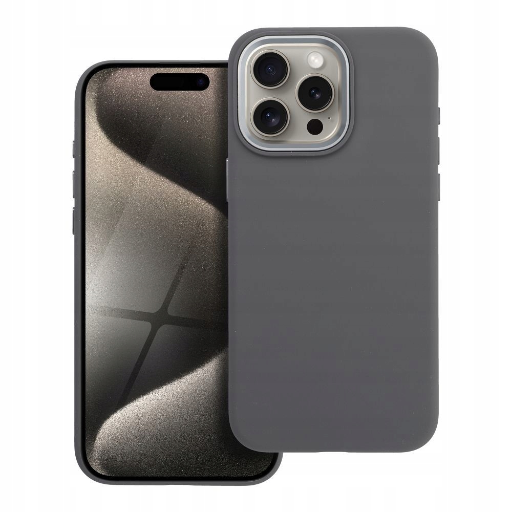 Etui do iPhone 15 Pro Max Forcell F-Protect Frame Premium MagSafe szary