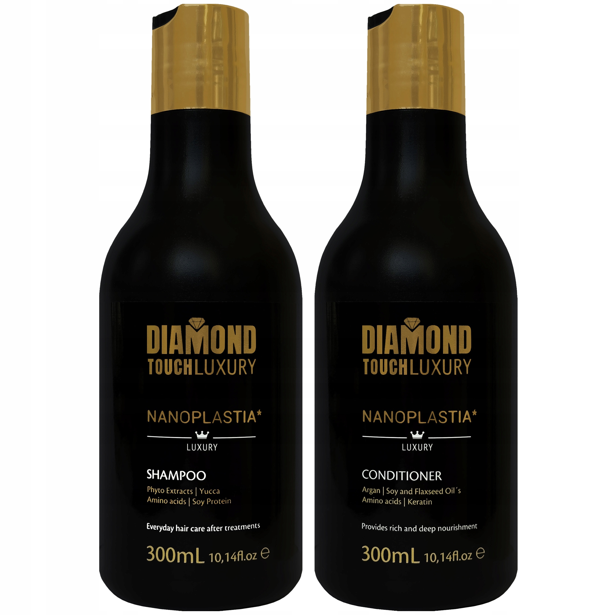 Diamond Touch Luxury Nanoplastia Szampon Odżywka 2x300ml, Zestaw