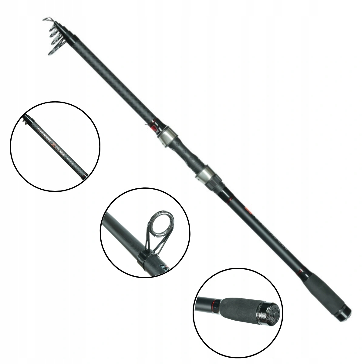 Wędka Robinson Stinger X-Cross Tele Spin 240cm 10-35g Gratis!!!