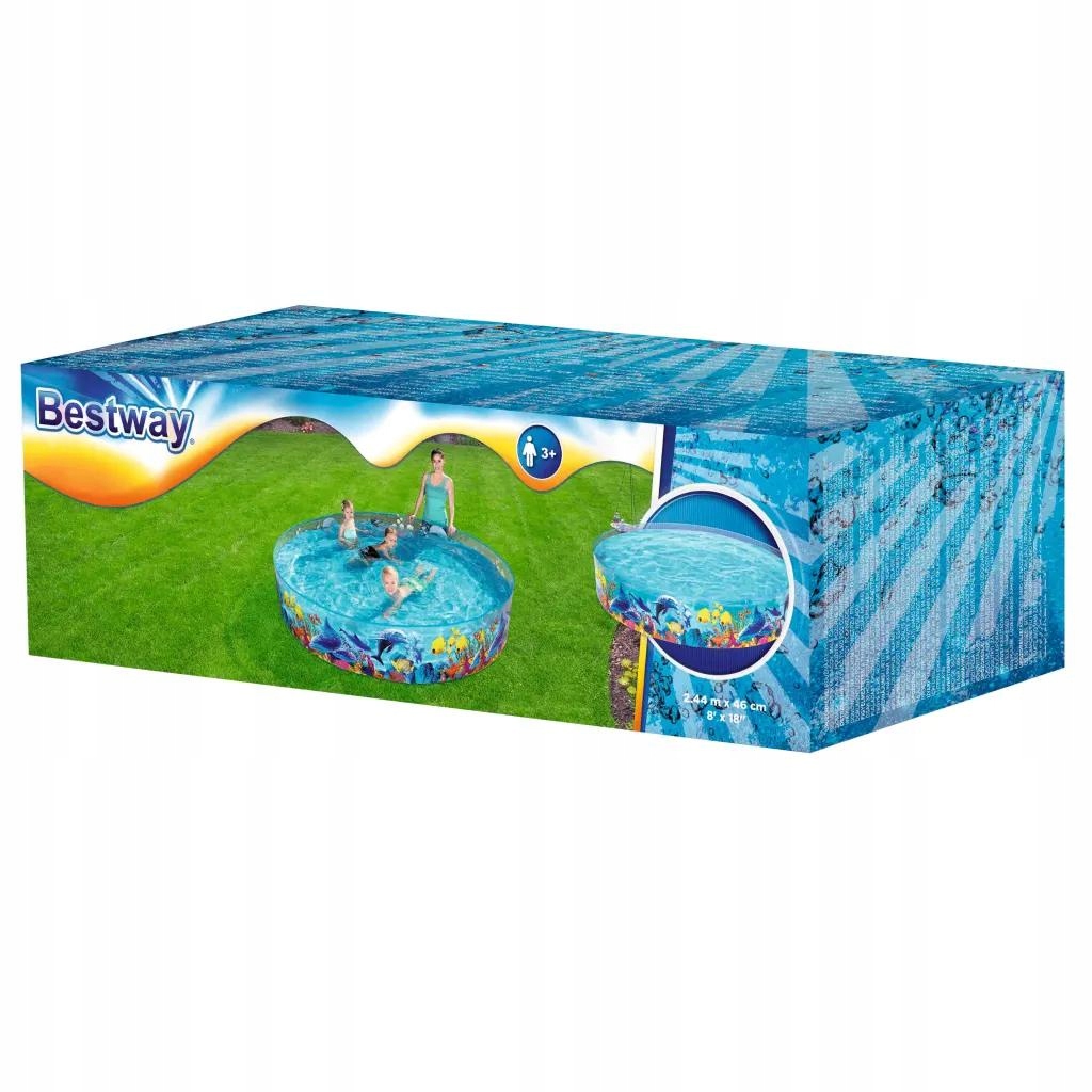 basen rozporowy 2,44m x h46cm BESTWAY | 55031 — 13