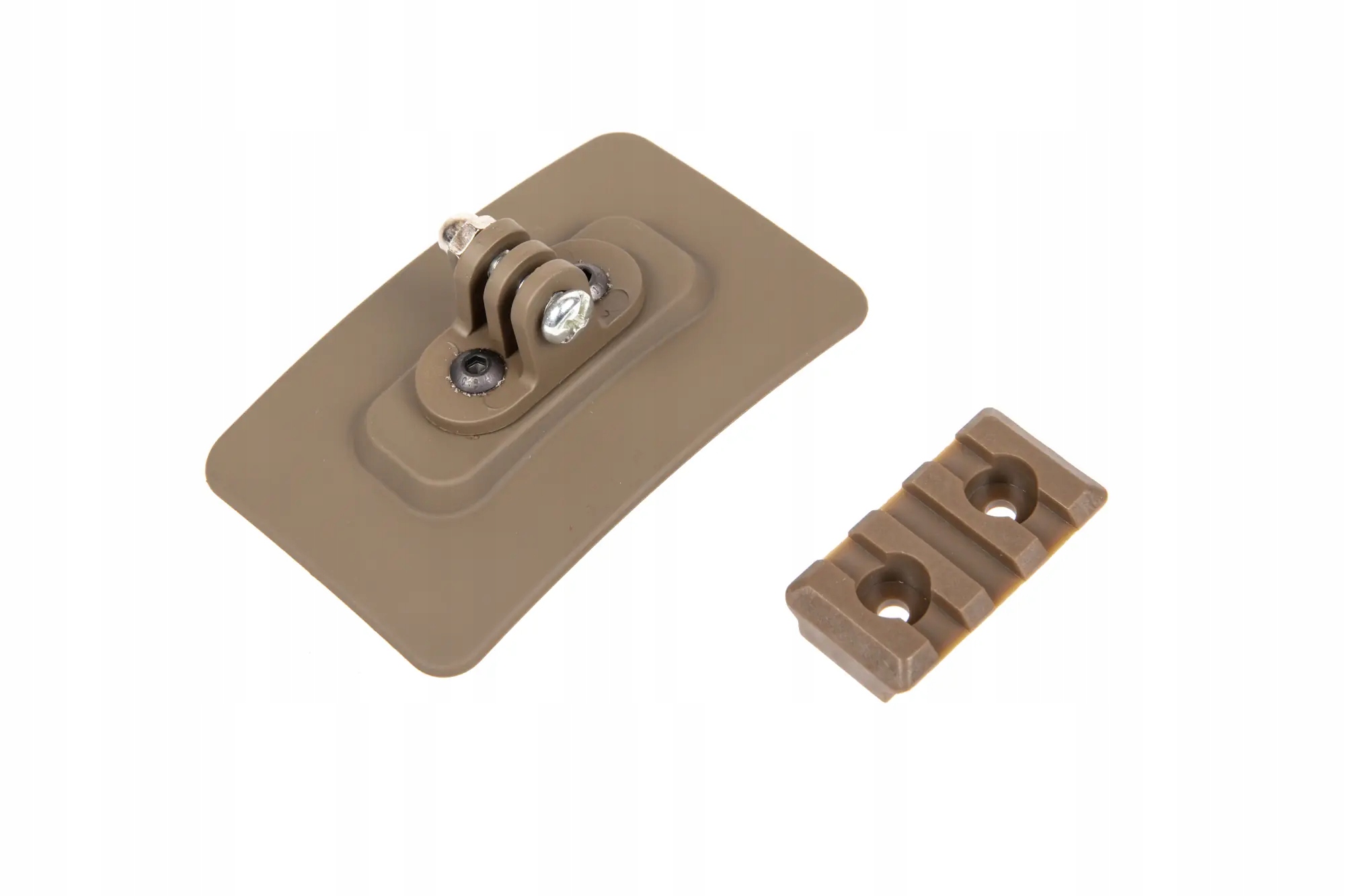 Tactical helmet Velcro mounting base Tan (HL-ACC-61-T)