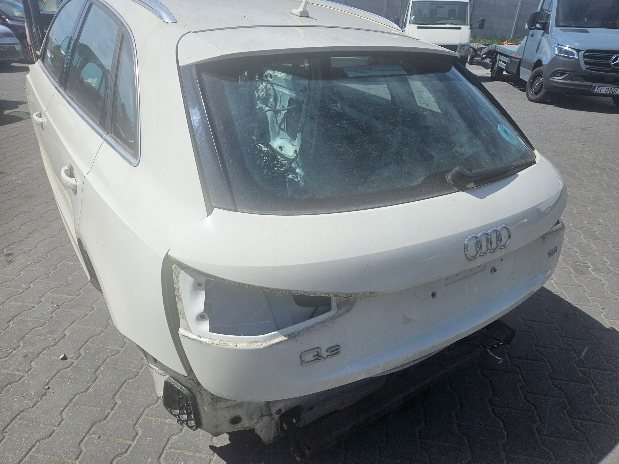 AUDI Q3 8U rear trunk door boot complete colour LY9K