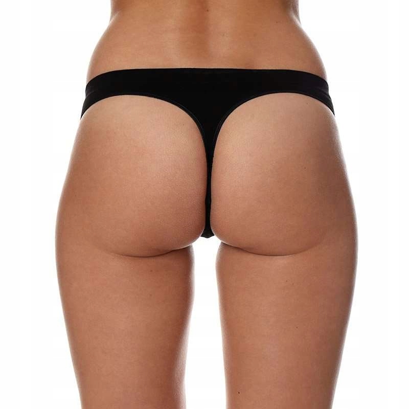 ZESTAW 3-PACK BAWEŁNIANE STRINGI BRUBECK BEZSZWOWE Rozmiar M