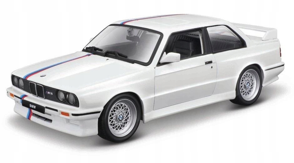 1988 Bmw řady 3 M3 Bílá 1:24 Bburago